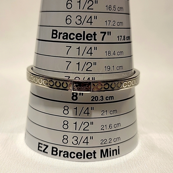 Coach Signature Thin Bangle Bracelet - Picture 4 of 6